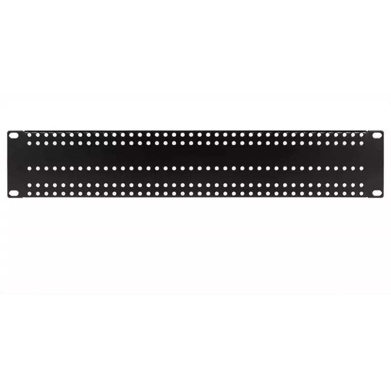 ATTE ADD-RACK2U1 2U 19 tuuman rack-asennusadapteri suorilla rei'illä, musta