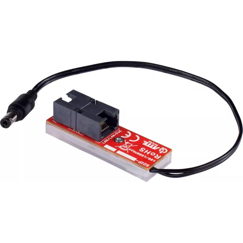 ATTE SDIP-12-124 passiivinen PoE-injektori 12V 24W Gigabit DIN-kisko