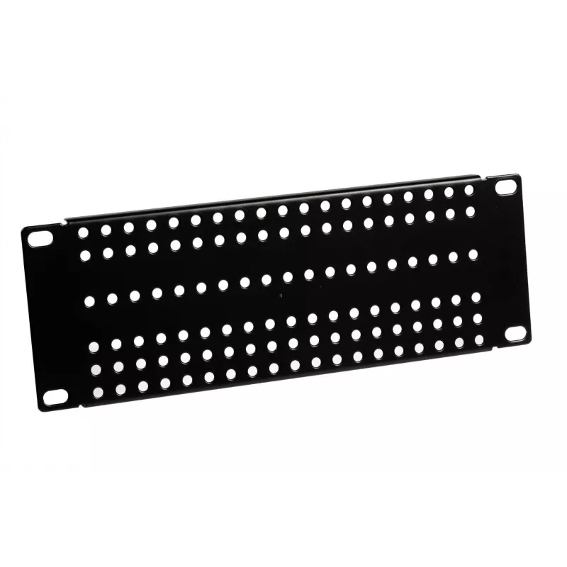 ATTE ADD-RACK10-2U1 10 tuuman 2U rack-asennusadapteri suorilla rei'illä, musta