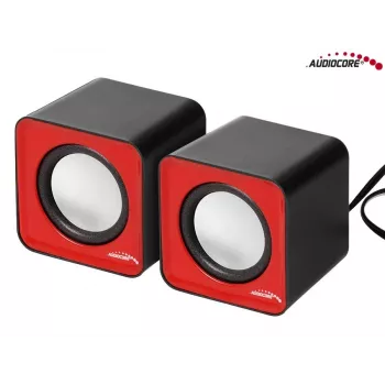 AUDIOCORE AC870R 6W USB 2.0 -stereokaiutin musta