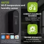 GRB GREENBLUE GB741 ulko-WiFi-lämpötila- ja kosteusanturi, Android/iOS, 3,0 V DC, 2xAAA, IP65