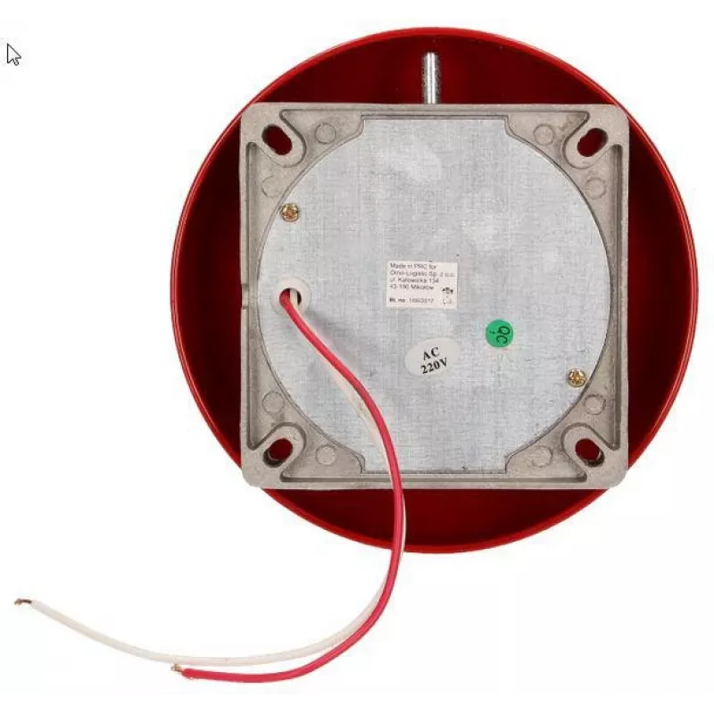ORNO OR-DP-ML-131 koulukello 230V AC 85dB punainen teräs