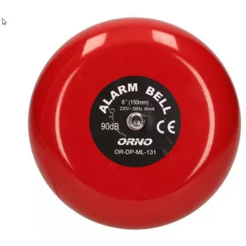 ORNO OR-DP-ML-131 koulukello 230V AC 85dB punainen teräs