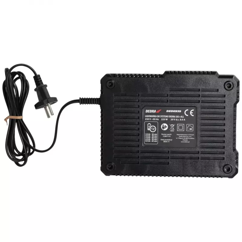 DEDRA pikalaturi 18V 8A SAS+ALL
