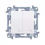 KONTAKT SIMON 10 moduuli yleiskytkin valkoinen 2x ruuviliitin 10AX 250V