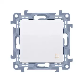 KONTAKT SIMON 10 moduuli valkoinen vaihto-ristikytkin ruuviliittimillä 10AX 250V
