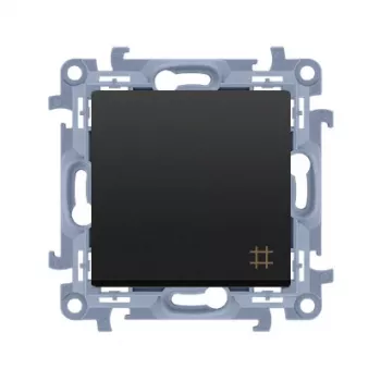 KONTAKT SIMON 10 moduuli mattamusta vaihto-vaihtokytkin ruuviliittimet 10AX 250V