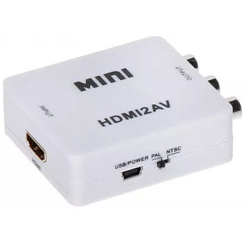 DELTA HDMI-AV-muunnin - musta