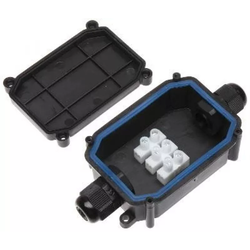 DELTA PUH-3PK uppoasennettava jakorasia pinta-asennus valkoinen IP20