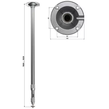 DELTA teleskooppikattoteline kameralle BR-150X300