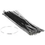 DELTA Montage ruostumattomat teräksiset nippusiteet SSCT-400X4.6 400mm x 4,6mm 100 kpl