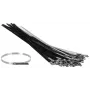 Ruostumattomat nippusiteet SSCT-500X10 100 kpl DELTA Montage