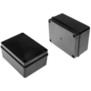 Hermetisoitu jakorasia 150x110x70 mm IP65 halogeeniton musta PAWBOL S-B316C