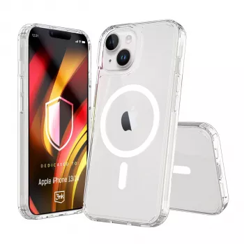 3MK PROTECTION Apple iPhone 13/14 Hardy LiqForce MagCase takakansi - läpinäkyvä