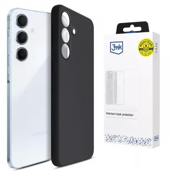 3MK PROTECTION Samsung Galaxy A55 5G - 3mk Hardy Mellow kotelo musta