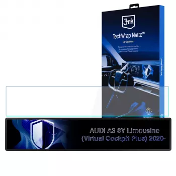3MK PROTECTION AUDI A3 8Y Limousine (Virtual Cockpit Plus) 2020- - 3mk TechWrap Matta mittariston suojakalvo
