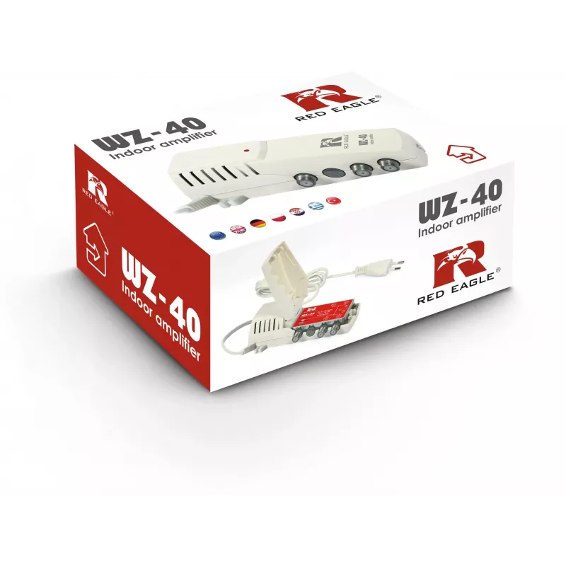 DVB-T/T2 antennivahvistin WZ-40 RED EAGLE