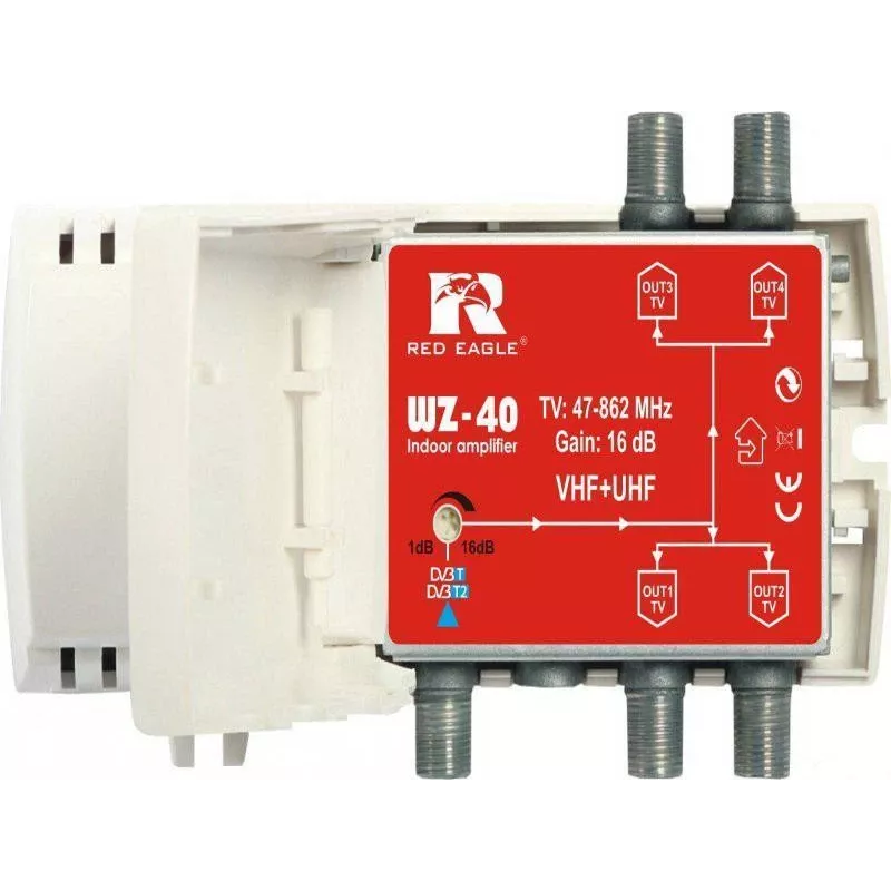 DVB-T/T2 antennivahvistin WZ-40 RED EAGLE
