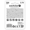 EVERACTIVE 16340 3.7V 700mAh ladattava Li-Ion-akku suojapiirillä (1 kpl)