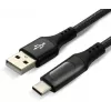 everActive CBB-2CBL USB-A/USB-C LCD-kaapeli 200cm 3A