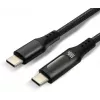 USB-C–USB-C-kaapeli 100 cm 100W PD LCD-näyttö everActive CBB-1PD5L
