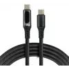 USB-C–USB-C-kaapeli 2 m 100W LCD-tehonäyttö everActive CBB-2PD5L