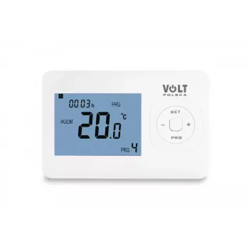 VOLT POLSKA Comfort HT-02 johdollinen ohjelmoitava huonetermostaatti, valkoinen