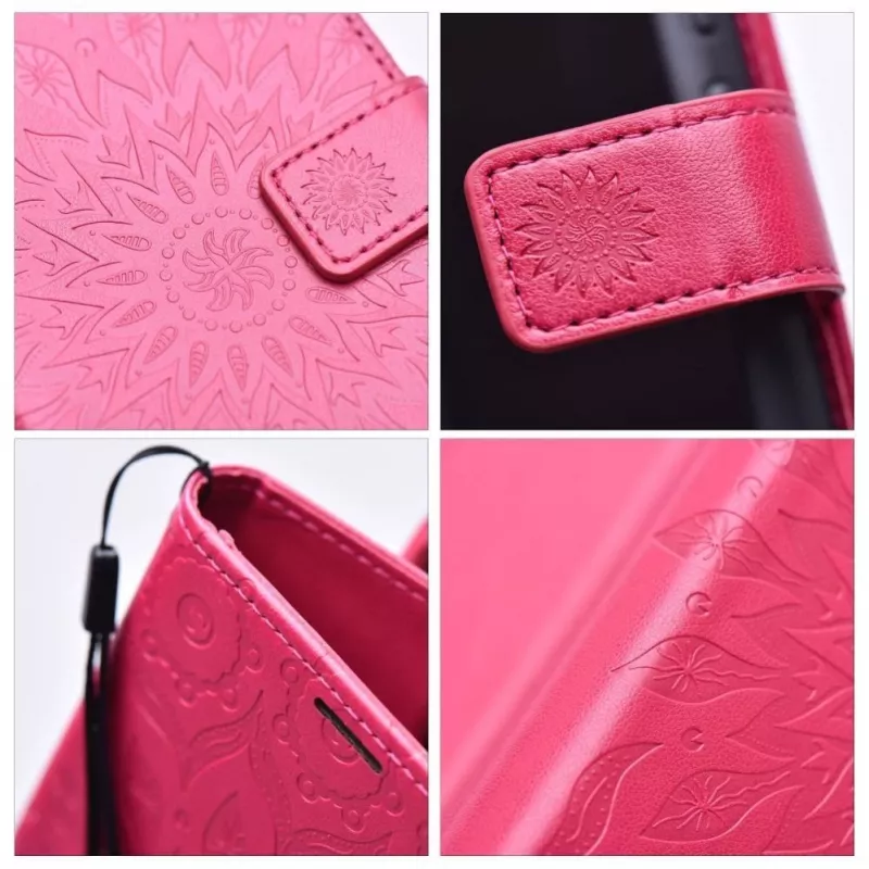 OEM flip-suojakotelo iPhone 17 / 18 Mezzo Book Mandala magenta
