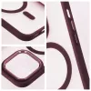 OEM kotelo iPhone 17 Pro Max Matte Mag Cover MagSafe-yhteensopiva punainen
