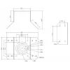 MITON MT-P151 kulmateline valvontakameroille, valkoinen