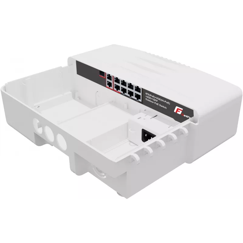 GETFORT GF-6221-GGUF-PO teollinen ulko-PoE-kytkin 6FE+2GE+2GB+1SFP IP65
