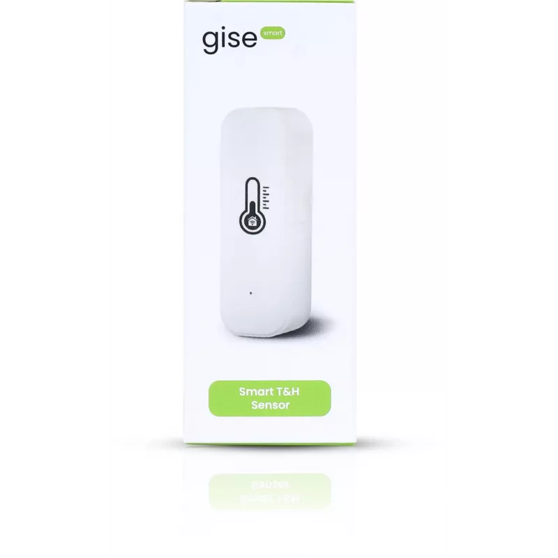GISE älykäs lämpötila- ja kosteusanturi Wi-Fi valkoinen | Tuya | GTHS-WF-01-W