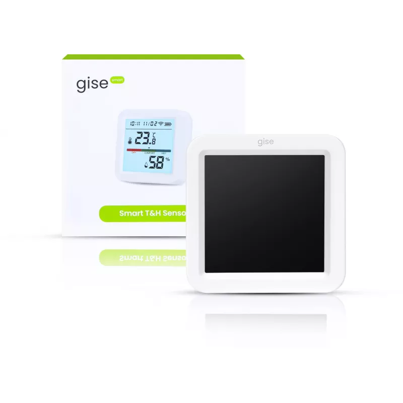 GISE älykäs lämpötila- ja kosteusanturi Wi-Fi Tuya GTHS-WF-02