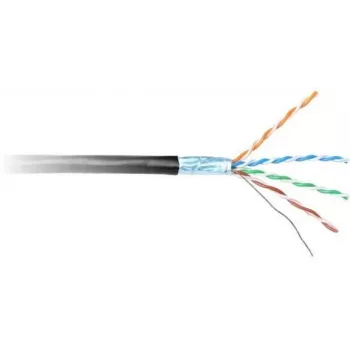 GETFORT Cat.6 F/UTP PVC sisäverkkojohto, musta, 305m