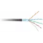 GETFORT Cat.6 F/UTP PVC sisäverkkojohto, musta, 305m