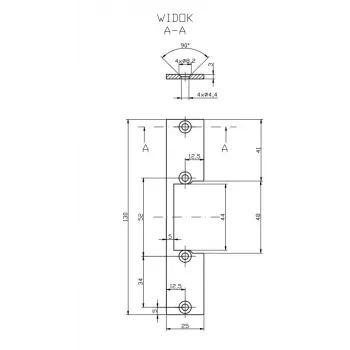 HARTTE OK-P2 lyhyt latta, S, 3mm, STC, avoin