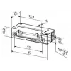 BIRA HARTTE XS00U-B sähkölukko XS-sarja 12-24V AC/DC Low Current vahvistettu