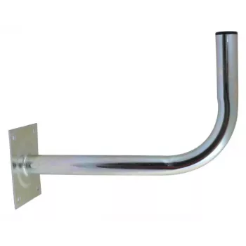 ROBSON antennin seinäteline L400 (40 cm) - sinkitty teräs, hopea