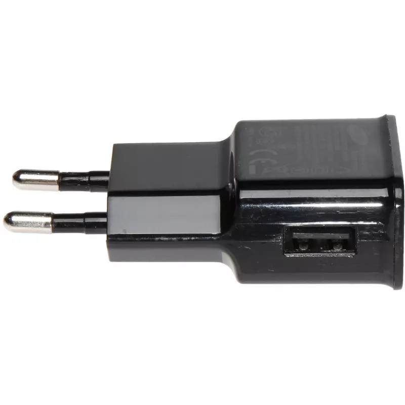 DELTA USB-verkkolaturi 5V 2A musta