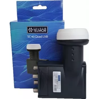 Telmor Quad SC-40 yleisneljä-LNB-konvertteri 40mm