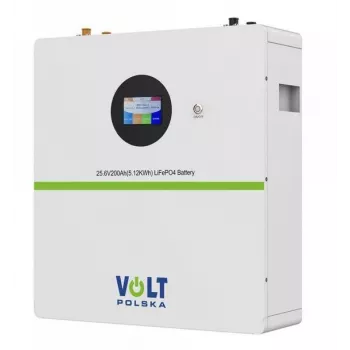 Volt Polska Ultra-5 25.6V 200Ah 100A LiFePO4 energianvarastointi