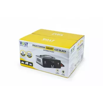 VOLT POLSKA Smart Charger 12V/24V 15A A20 musta