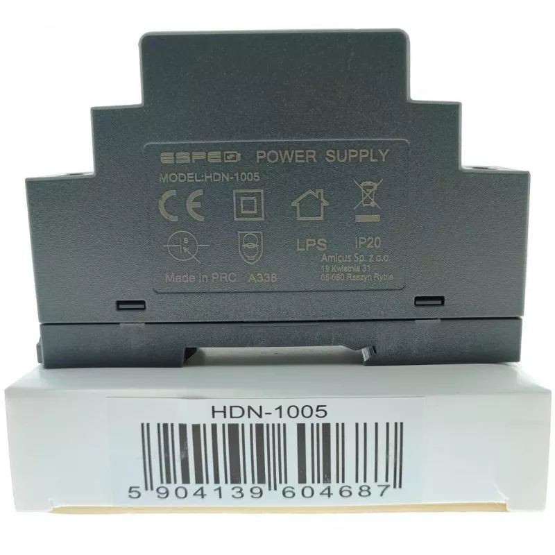 ESPE HDN-1005 DIN-kiskovirtalähde 5V/10W/2A