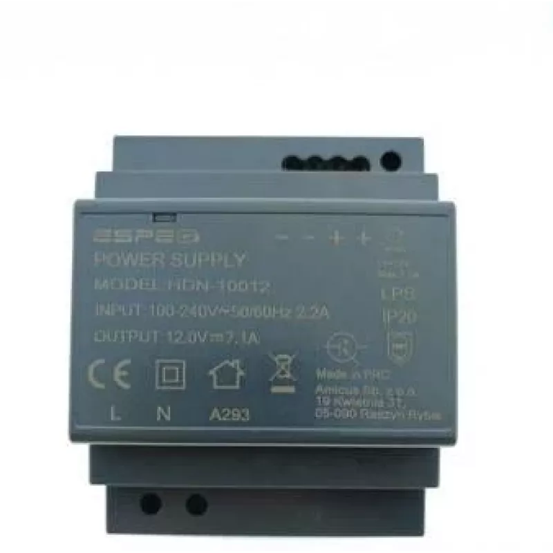 ESPE HDN-10012 DIN-kiskovirtalähde 12V 85W 7,1A