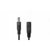 ESPE DC-jatkokaapeli 5.0m 2x0.5mm² punottu DC-pistoke - DC-liitin 2.1x5.5mm musta