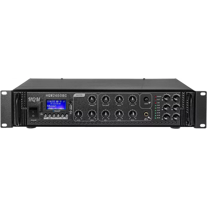 HQM HQM2650B FM/MP3/BLUETOOTH radiovahvistin 650W