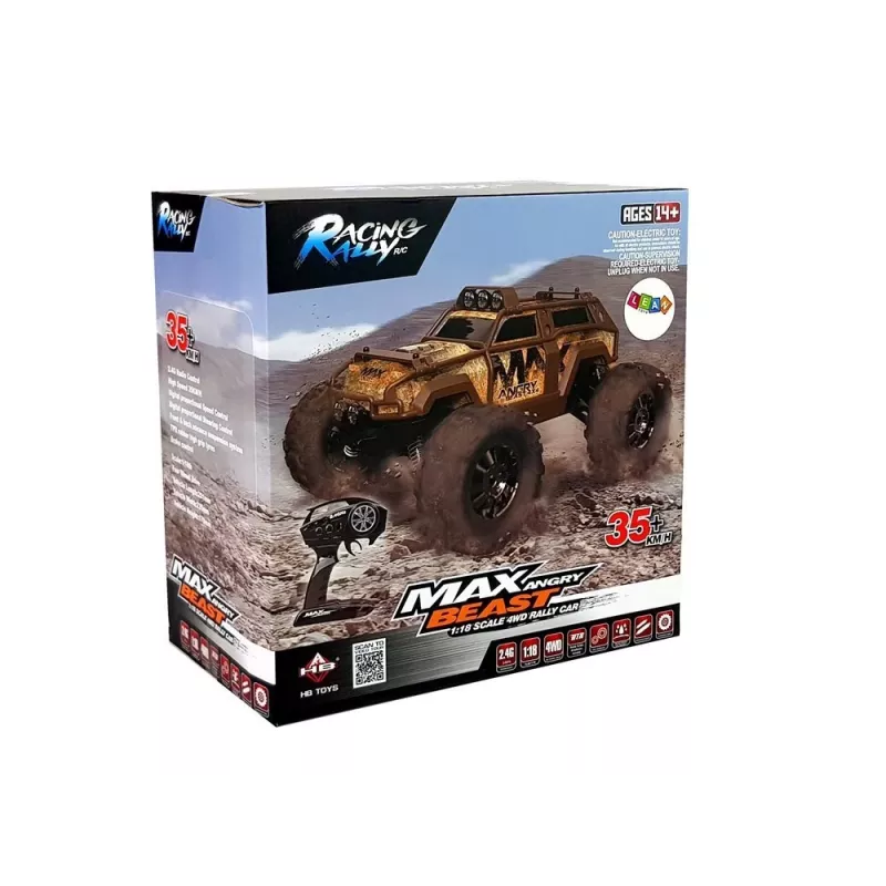 LEAN TOYS Rally Car kauko-ohjattava sininen 2.4G 1:18 35km/h