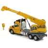 LEAN TOYS kauko-ohjattava nosturiauto Pilot 2.4G valot äänet keltainen