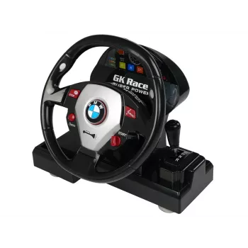 LEAN TOYS kauko-ohjattava BMW M3 valkoinen 2.4G ohjauspyöräohjain 1:18 ääni valot