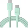 Green Cell PowerStream USB-C–USB-C-kaapeli 100W 2m mintunvihreä